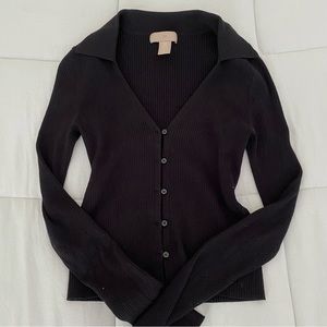 H&M Ribbed Knit Cardigan